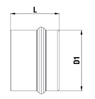 3 to 8 Inch (in) Nominal Diameter Aluminum Compressed Air End Caps - 2