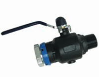 3/4 to 2-1/2 Inch (in) Nominal Diameter Aluminum Compressed Air Pipe to Thread Ball Valves