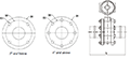 3 to 8 Inch (in) Nominal Diameter Aluminum Compressed Air Butterfly Valves - 2