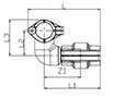 3 to 8 Inch (in) Nominal Diameter Aluminum Compressed Air Quick Drop Connectors - 2