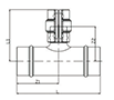 3 to 8 Inch (in) Nominal Diameter Aluminum Compressed Air Reducing Tees - 2