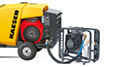 Up to 92 Cubic Feet Per Minute (cfm) Flow Rate Small Portable Air Compressors - Optional Compressed Air-Aftercooler