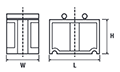 3/4 to 2-1/2 Inch (in) Nominal Diameter Aluminum Compressed Air Spacers for Fixing Clips - 2