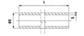 3/4 to 2-1/2 Inch (in) Nominal Diameter Aluminum Compressed Air Pipes - 2